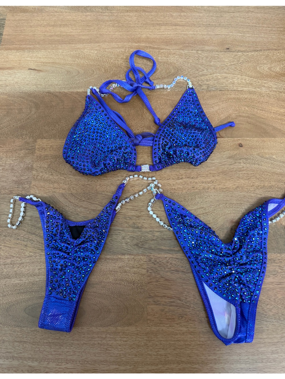 Deep Purple Bikini Competition Suit